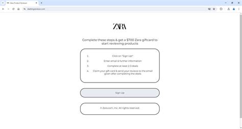 fake zara clothes|zara rewards scam.